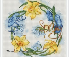 Spring Creek Cross Stitch Kit, code D-1236 Panna