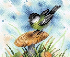 Magic Mushroom Cross Stitch Kit, code 12-026 Klart