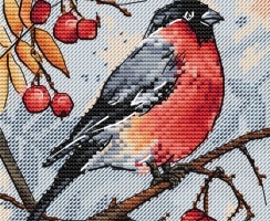 Autumn Artist Cross Stitch Pattern, code JL-049 Julia Leonova