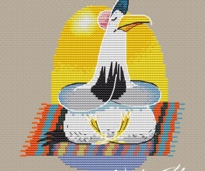Zen Stepan Cross Stitch Pattern
