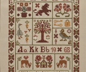 Warm Sampler Cross Stitch Pattern