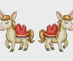 Fairy Tales. The Little Humpbacked Horse Cross Stitch Pattern