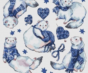 Let's Get Warm Cross Stitch Pattern