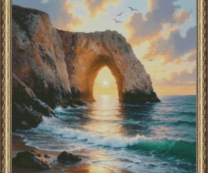 The Golden Hour Cross Stitch Chart