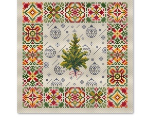 Exquisite Spruce Cross Stitch Pattern