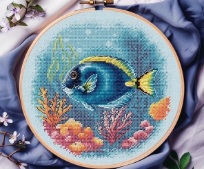 Creature of the Seas Cross Stitch Pattern