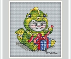 In the City of Autumn Cross Stitch Pattern, code AP-199 Anna Petunova