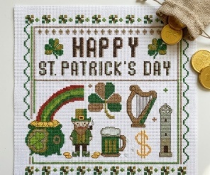 Patrick Day Cross Stitch Pattern
