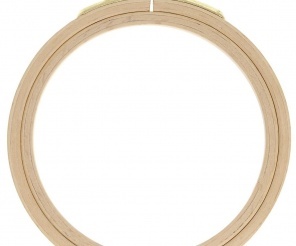 Wood Embroidery Hoop Frame Embroidery Hoop Wood Display Frame Cross Stitch Frame, Size: 22x22x3CM