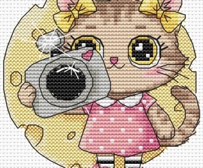 Cheeese Cross Stitch Pattern