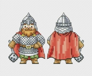 Fairy Tales. Ilya Muromets Cross Stitch Pattern