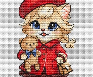 Autumn Fashionista Cross Stitch Pattern