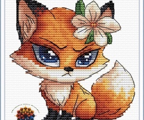 The Angry Fox Cross Stitch Pattern