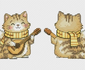 Fairy Tales. Cat Bayun Cross Stitch Pattern