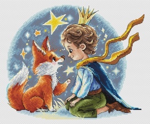 Cute Little Prince Cross Stitch Pattern