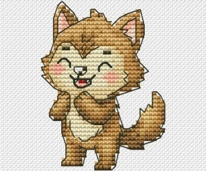 Monsters. Werewolf Cross Stitch Pattern