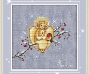 In the City of Autumn Cross Stitch Pattern, code AP-199 Anna Petunova