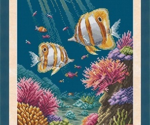 Deep-sea World Cross Stitch Pattern