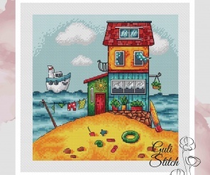 Bookstore - Cross Stitch Pattern