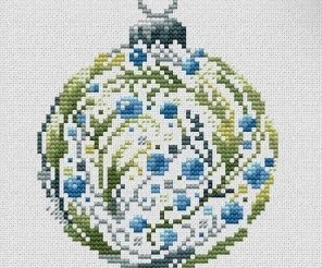 Christmas Ornament Cross Stitch Pattern