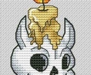 Axolotl Cross Stitch Pattern, code AO-570 Alisa Okneas