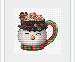 Christmas Stocking. Woodland Cross Stitch Pattern, code AN-178 Anna Nolfina