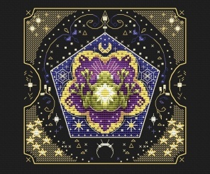 Magic Card Cross Stitch Pattern