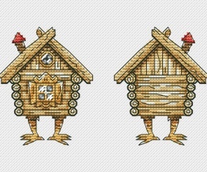 Fairy Tales. Hut Cross Stitch Pattern