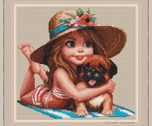 Two under the Sun Cross Stitch Pattern