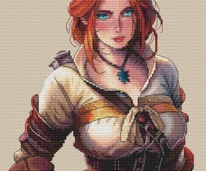 Redhead Cross Stitch Chart