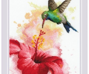 Hummingbird Cross Stitch Kit by RIOLIS
