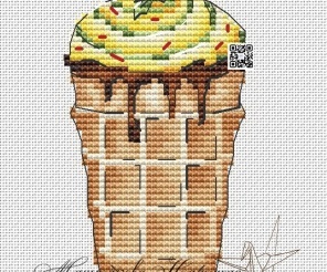 Mint Breeze Cross Stitch Patterm