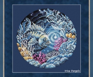 Anglerfish Cross Stitch Chart