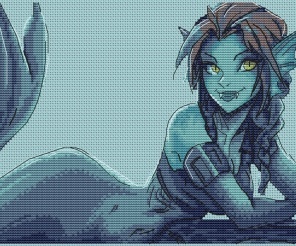 Water Nymph Cross Stitch Chart