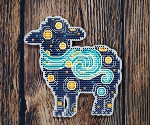 One Sheep… Cross Stitch Pattern