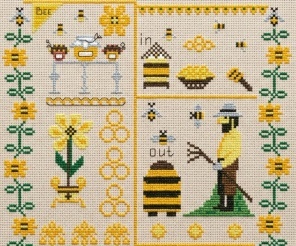 Honey Farm Cross Stitch Pattern