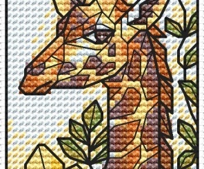 Bookmark Giraffe Cross Stitch Pattern