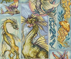 Autumn Artist Cross Stitch Pattern, code JL-049 Julia Leonova