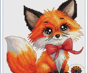 Fire Fox Cross Stitch Pattern
