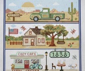 Main Street Cross Stitch Pattern