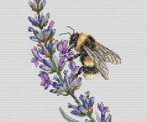 Sweet Nectar Cross Stitch Pattern