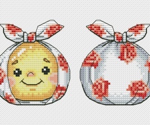 Fairy Tales. Kolobok Cross Stitch Pattern