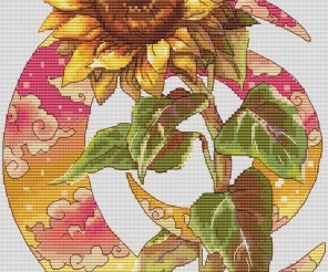 Goldenflower Cross Stitch Pattern