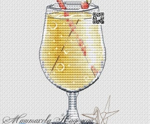 Pina Colada Cross Stitch Patterm