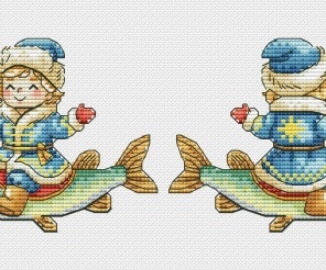 Fairy Tales. Emelya Cross Stitch Pattern