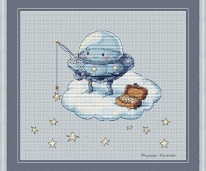 The Starry Catch Cross Stitch Pattern