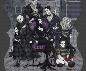The Gothic Family Cross Stitch Pattern