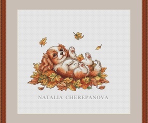 Puppy Charlie Cross Stitch Pattern