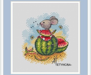 In the City of Autumn Cross Stitch Pattern, code AP-199 Anna Petunova