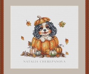 Puppy Thomas Cross Stitch Pattern